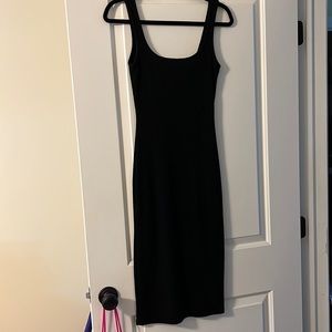 Topshop Ribbed Midi Tank Dress